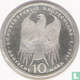 Allemagne 10 mark 1993 "150th anniversary Birth of Robert Koch" - Image 1