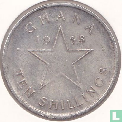 Ghana 10 shillings 1958 (replica) - Image 1
