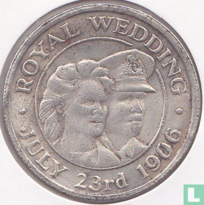 UK 50 pence 1906 "Royal Wedding July 23rd (replica) - Image 1