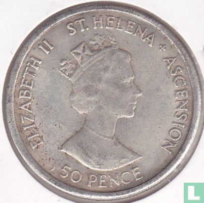 UK 50 pence 1906 "Royal Wedding July 23rd (replica) - Afbeelding 2