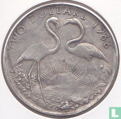 Bahama's 2 dollars 1966 (replica) - Image 1