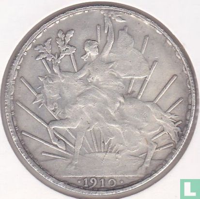 Mexico un peso 1910 replica - Afbeelding 1