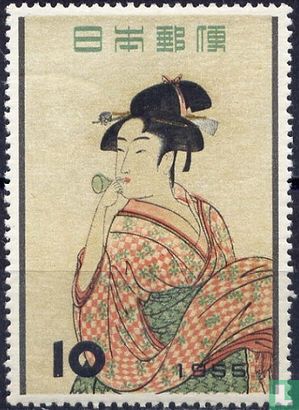 Philatelic Week, Utamaro