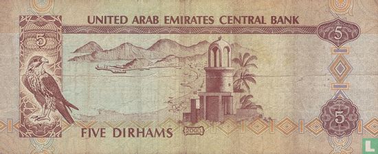  Verenigde Arabische Emiraten 5 Dirhams 2000 - Afbeelding 2
