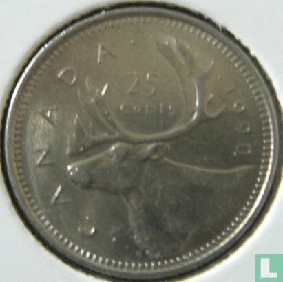 Canada 25 cents 1990 - Image 1