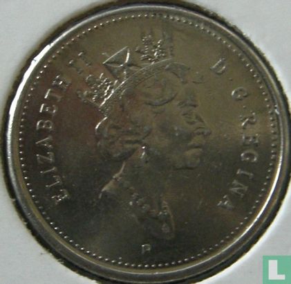 Canada 25 cents 2001 (staal bekleed met nikkel) - Afbeelding 2
