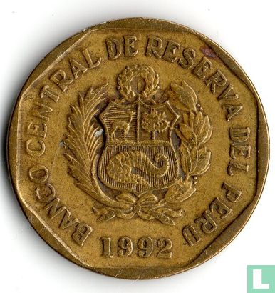 Pérou 10 céntimos 1992 - Image 1