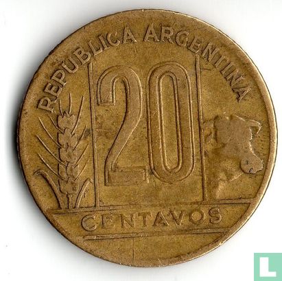 Argentina 20 centavos 1945 - Image 2
