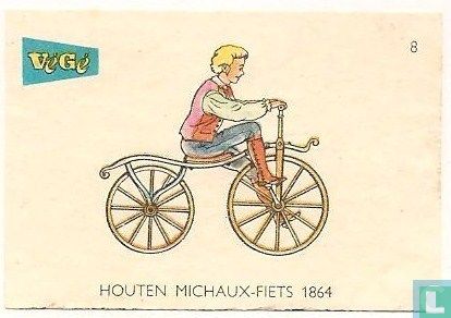 Houten Michaux fiets 1864