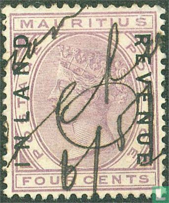 Koningin Victoria belastingzegel