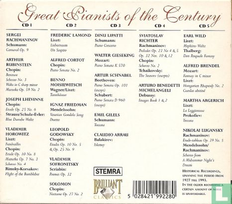 Great Pianists of the Century - Afbeelding 2