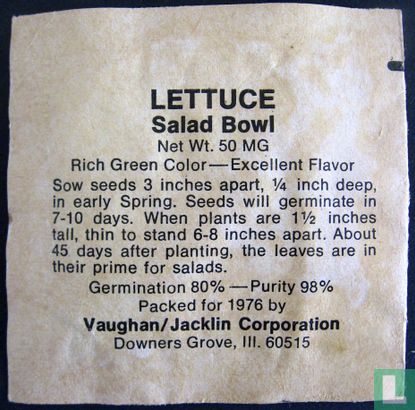 Woodstock salad bowl lettuce - Afbeelding 2