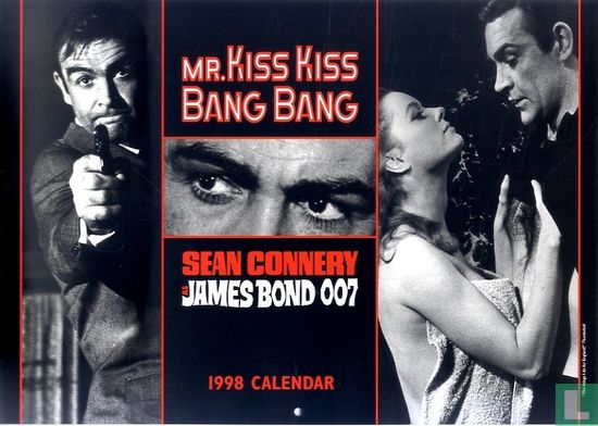 Mr. Kiss Kiss Bang Bang Sean Connery James Bond 007 1998 Calendar - Image 1