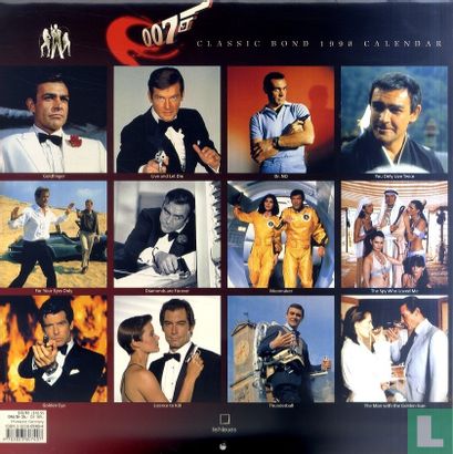 Classic Bond 1998 Calendar - Afbeelding 2