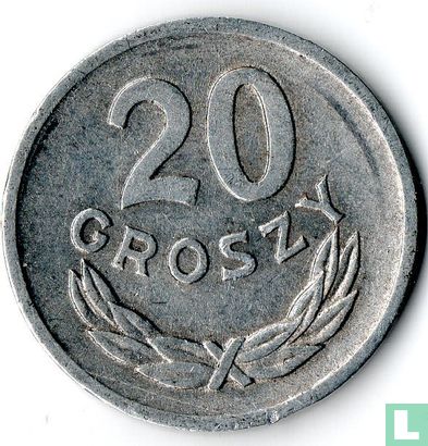 Pologne 20 groszy 1969 - Image 2