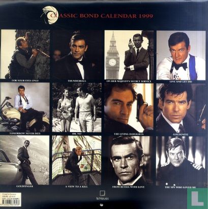Classic Bond 1999 Calendar - Image 2