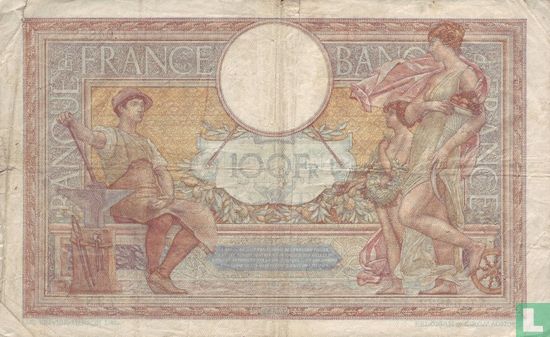 France 100 Francs 1937-1939 - Image 2
