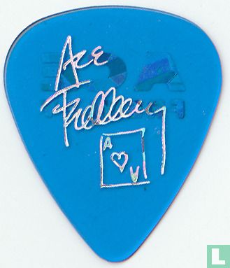 Ace Frehley gitaarplectrum transparant blauw - Image 1