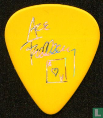 Ace Frehley gitaarplectrum geel - Afbeelding 1