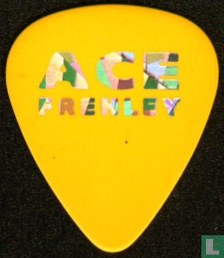 Ace Frehley gitaarplectrum geel - Afbeelding 2
