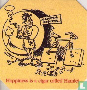 Happiness is a cigar called Hamlet    - Afbeelding 1
