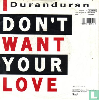 I Don't Want Your Love - Image 2
