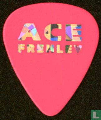 Ace Frehley gitaarplectrum roze - Afbeelding 2