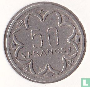 Central African States 50 francs 1976 (A) - Image 2