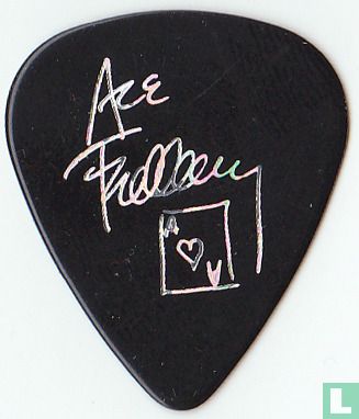 Ace Frehley gitaarplectrum zwart - Afbeelding 1