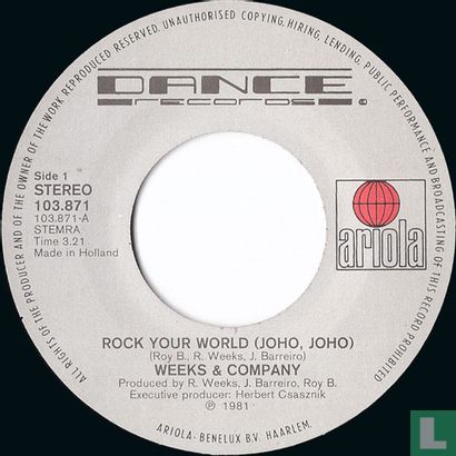 Rock your world (joho, joho) - Afbeelding 2