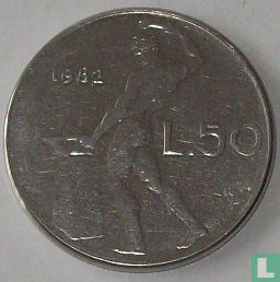 Italien 50 Lire 1982 - Bild 1