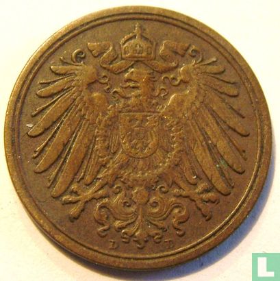Duitse Rijk 1 pfennig 1907 (D) - Afbeelding 2