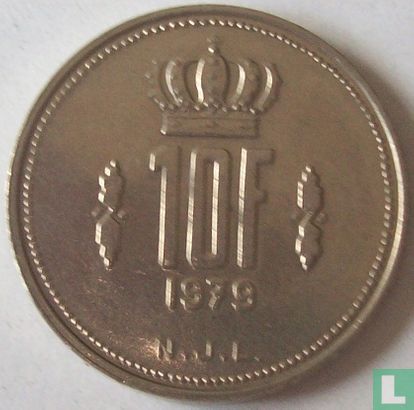 Luxemburg 10 Franc 1979 - Bild 1