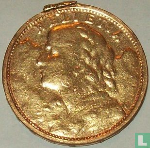 Zwitserland 20 francs 1908 - Afbeelding 2