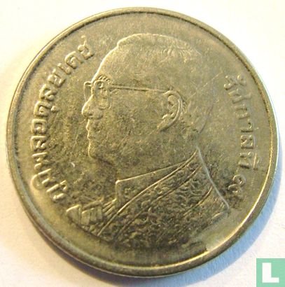 Thailand 1 baht 2011 (BE2554) - Afbeelding 2
