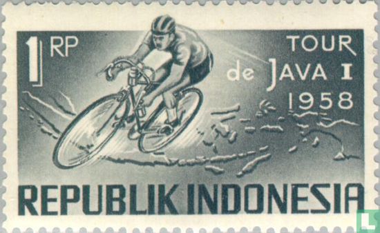 Wielerwedstrijd 'Tour de Java I'