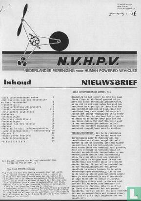 NVHPV Nieuwsbrief 1 - Afbeelding 1