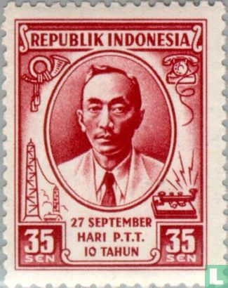Indonésienne P.T.T. 1945-1955