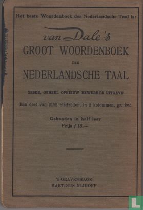 Van Dale's zakwoordenboekje der Nederlandsche taal - Afbeelding 2