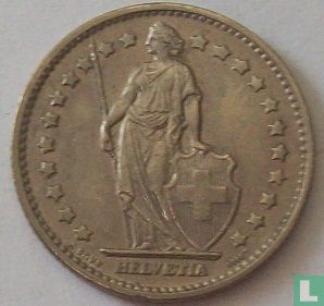 Switzerland 1 franc 1971 - Image 2