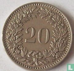 Suisse 20 rappen 1938 - Image 2