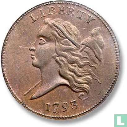 Verenigde Staten ½ cent 1793 - Afbeelding 1