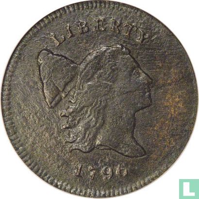 United States ½ cent 1796 (type 2) - Image 1