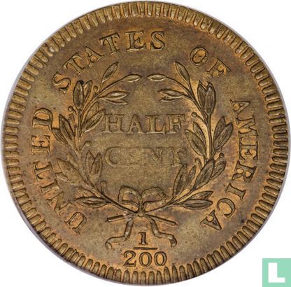 Verenigde Staten ½ cent 1796 (Edwards copy) - Afbeelding 2
