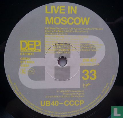 CCCP - Live In Moscow - Afbeelding 3