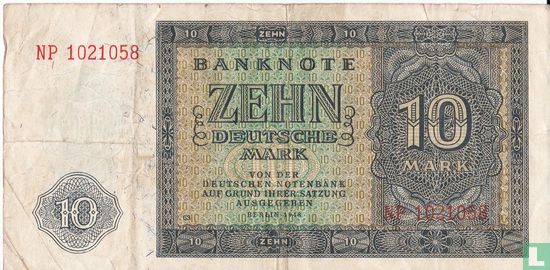 DDR 10 Deutsche Mark 1948 - Image 1