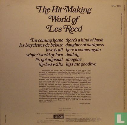 The Hit Making World of Les Reed - Afbeelding 2