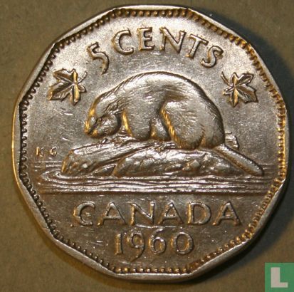 Canada 5 cents 1960 - Afbeelding 1