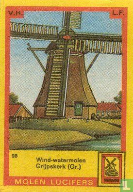 Wind-watermolen Grijpskerk (Gr.)