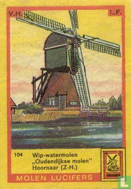 Wip-watermolen "Oudendijkse molen" Hoornaar (Z.H.)